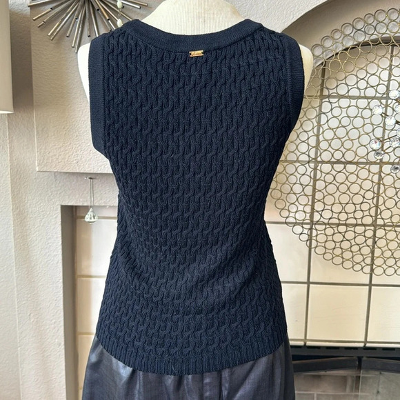 St. John sport knit tank top sweater size xs black - Picture 5 of 12